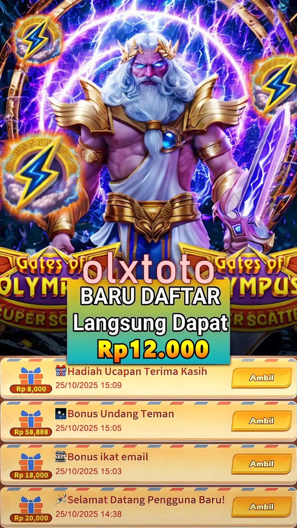 olxtoto Tangkapan Layar Resmi APK